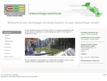 Tablet Screenshot of energy-eastern.eu